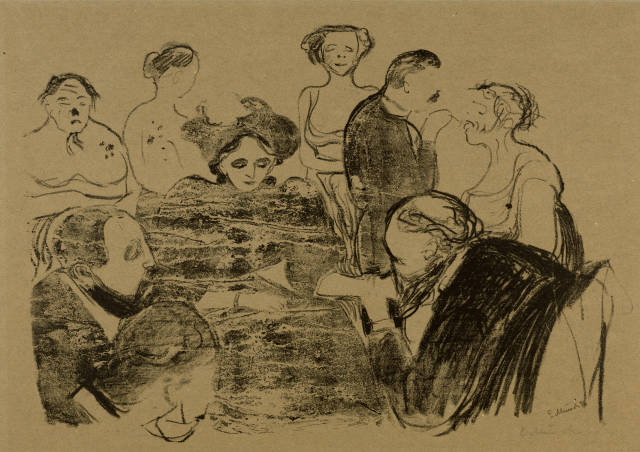 Edvard Munch : In der Frauenklinik - Women in the Hospital, 1896
