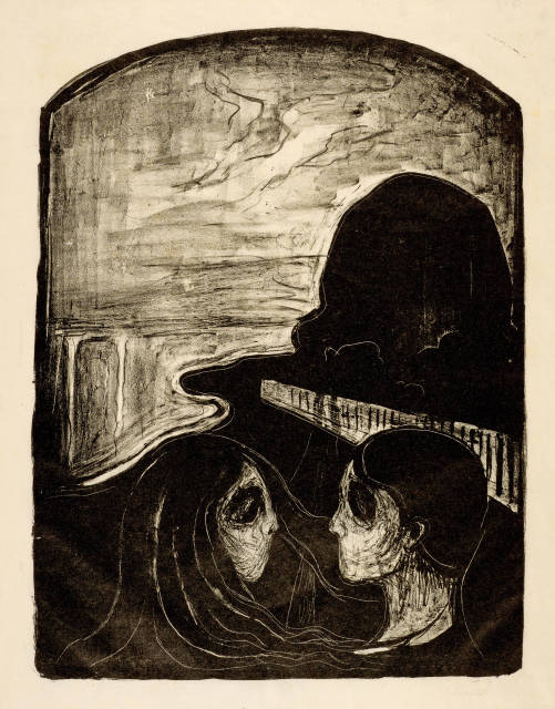 Edvard Munch : Anziehung I - Attraction I, 1896
