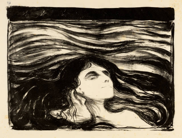 Edvard Munch : Meer der Liebe - On the Waves of Love, 1896