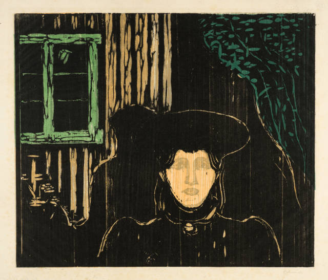 Edvard Munch : Mondschein I - Moonlight I, 1896