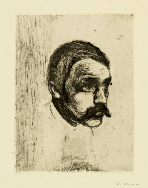Edvard Munch : Sigbjørn Obstfelder, 1897