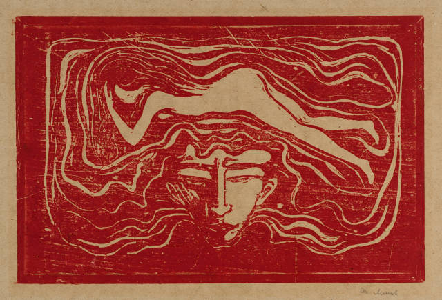 Edvard Munch : Im männlichen Gehirn - In the Man's Brain, 1897