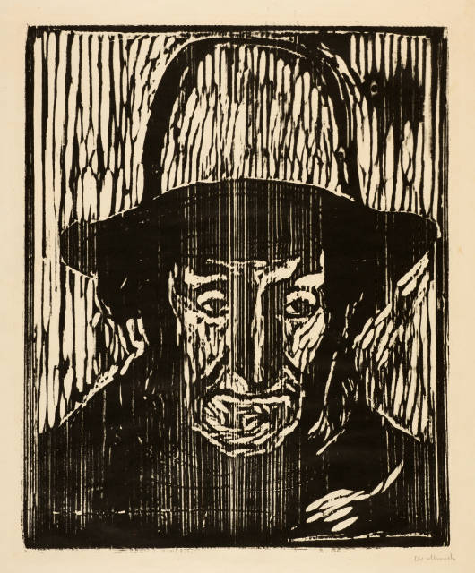 Edvard Munch : Der alte Fischer - Old Fisherman, 1897