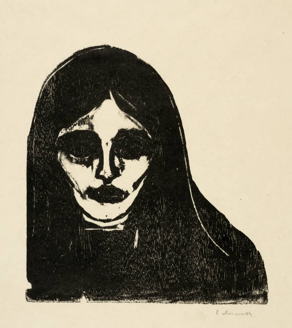 Edvard Munch : Rouge & Noir, 1898