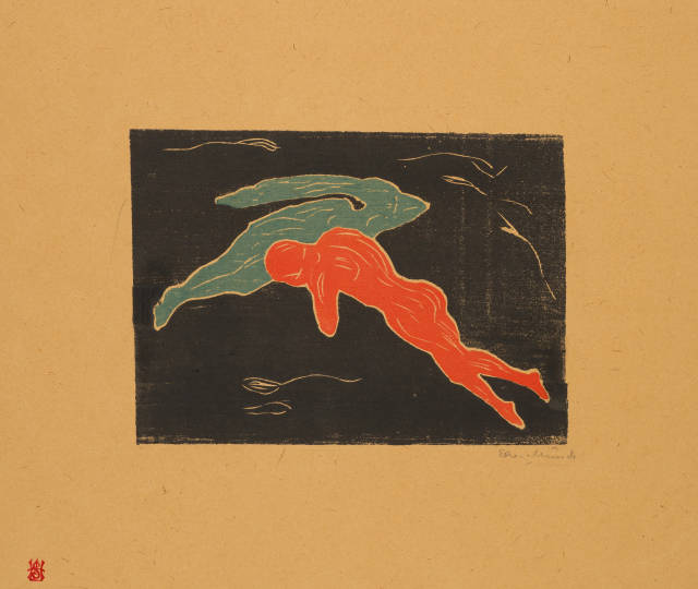 Edvard Munch : Begegnung im Weltall, 1898-1899