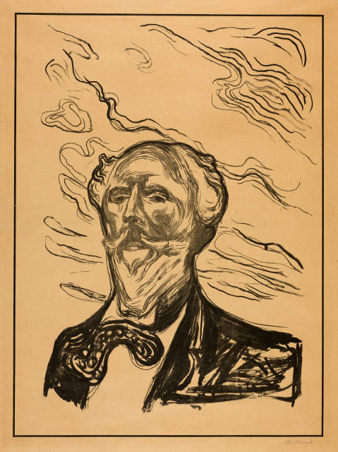 Edvard Munch : Holger Drachmann , 1902