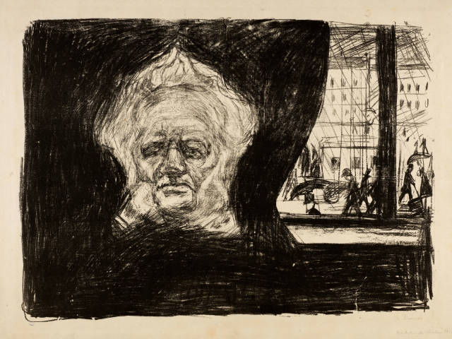 Edvard Munch : Henrik Ibsen im Café des Grand Hotel - ..., 1902