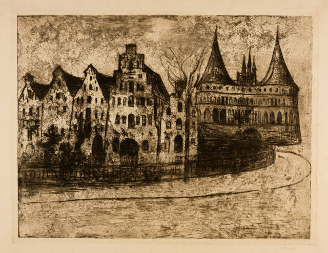 Edvard Munch : Lübeck, 1903