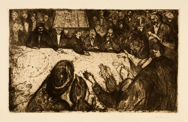 Edvard Munch : Roulettetisch - The Roulette Table, 1903