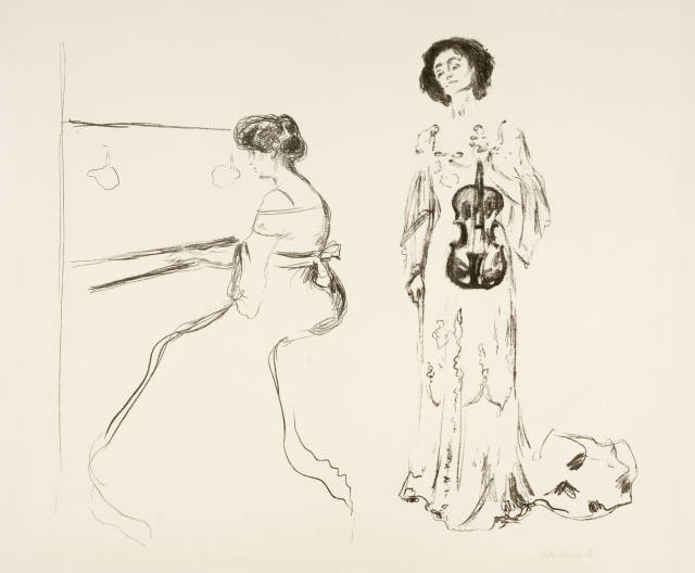 Edvard Munch : Geigenkonzert - Violin Concert, 1903