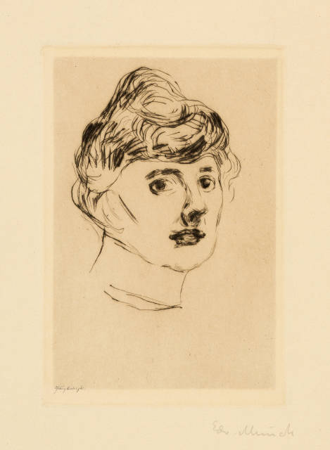Edvard Munch : Die Prinzessin von Ilmenau - The Princess of ..., 1905-1906