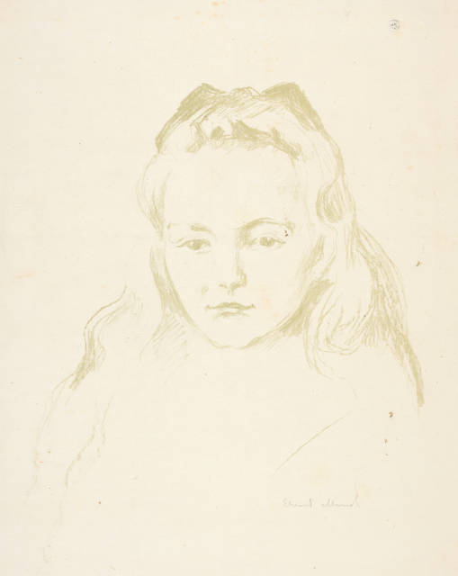 Edvard Munch : Ottilie Schiefler, 1907