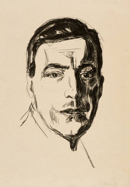 Edvard Munch : Albrecht Schmidt , 1908-1909