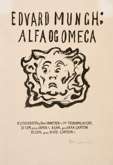 Edvard Munch : Alfa und Omega - Alpha and Omega, 1908-1909 