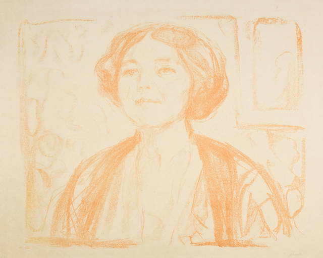 Edvard Munch : Cally Monrad , 1912