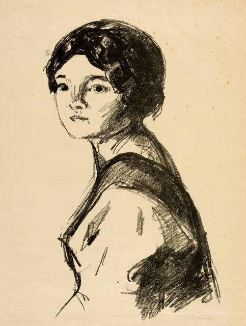 Edvard Munch : Junge Frau - Young Woman, 1912