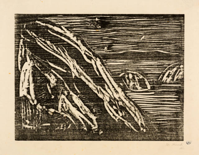 Edvard Munch : Kleine Seelandschaft - Small Coastal ..., 1915