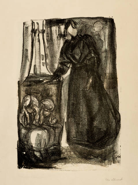 Edvard Munch : Kindheitserinnerung - Childhood Memory, 1916