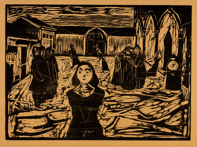 Edvard Munch : Die Kronprätendenten: Die letzte Stunde - ..., 1917