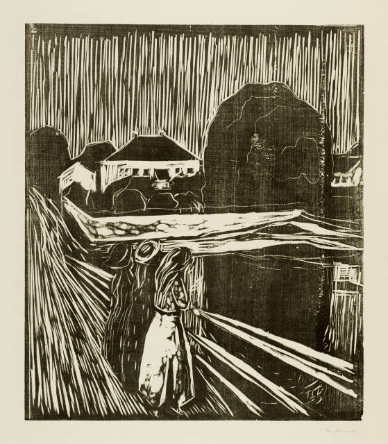 Edvard Munch : Mädchen auf der Brücke - The Girls on the ..., 1918-1920