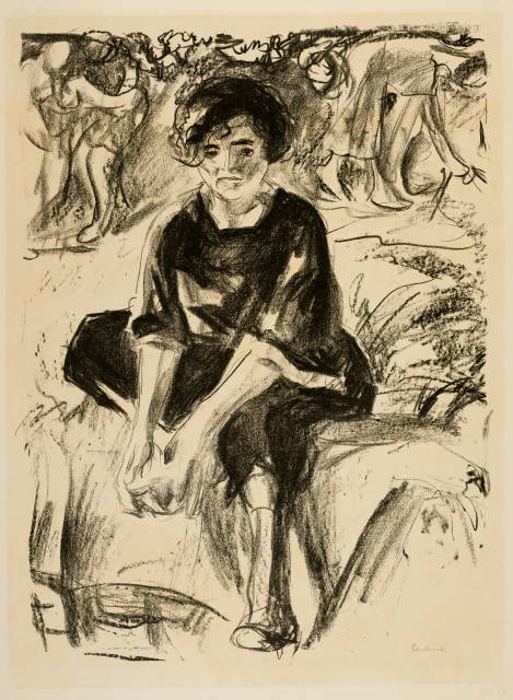 Edvard Munch : Das Fussbad - Footbath, 1920