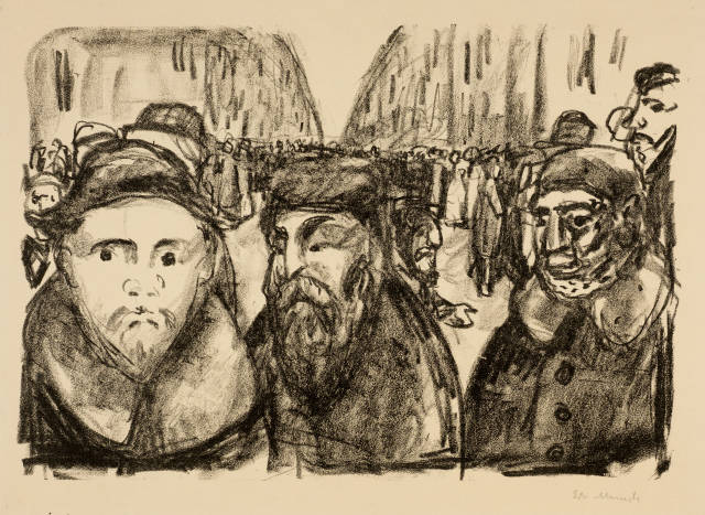 Edvard Munch : Genthinerstrasse in Berlin nach dem Kriege - ..., 1920-1921