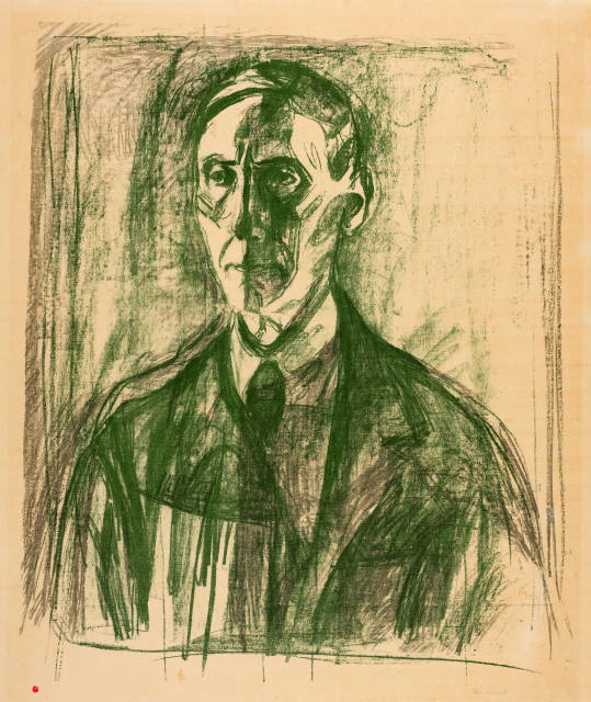Edvard Munch : Professor Kristian Schreiner , 1928