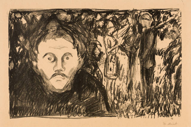 Edvard Munch : Eifersucht III - Jealousy III, 1930