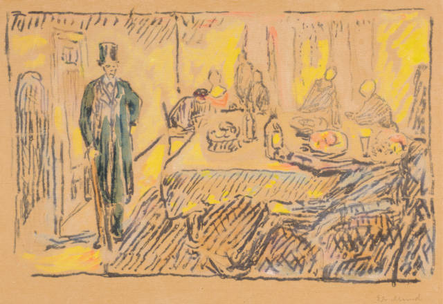 Edvard Munch : The Bohemian's Wedding, Circa 1930