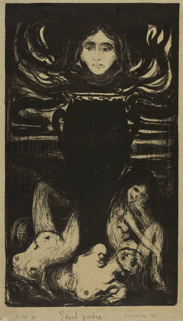 Edvard Munch : Die Urne - The Urn, 1896