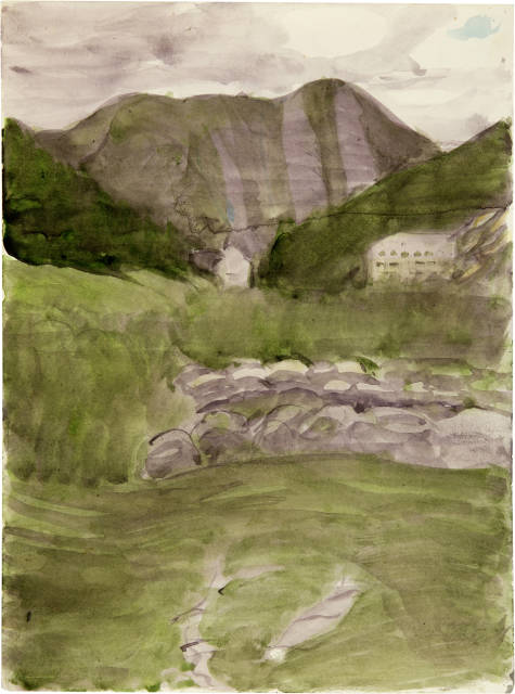 Otto Meyer-Amden : Landschaft bei Amden, Circa 1925