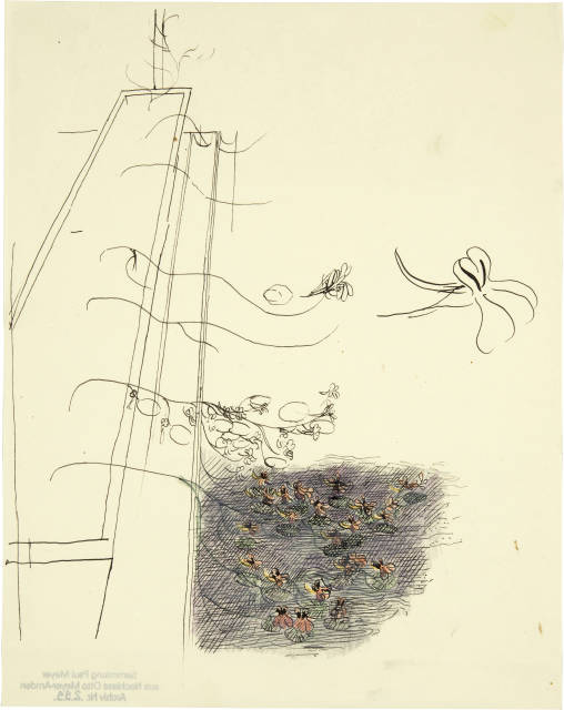Otto Meyer-Amden : Blumenkiste mit Kapuzinerkresse, Circa 1930