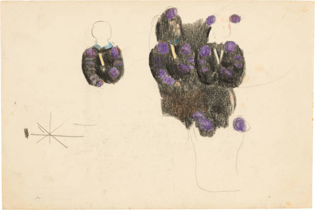 Otto Meyer-Amden : Vorbereitung, Studie für drei Figuren, Circa 1922