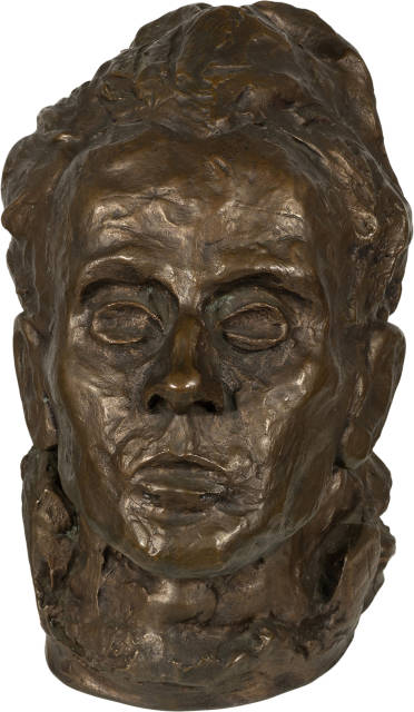 Egon Schiele : Selbstbildnis, Circa 1917, design; circa 1956, cast