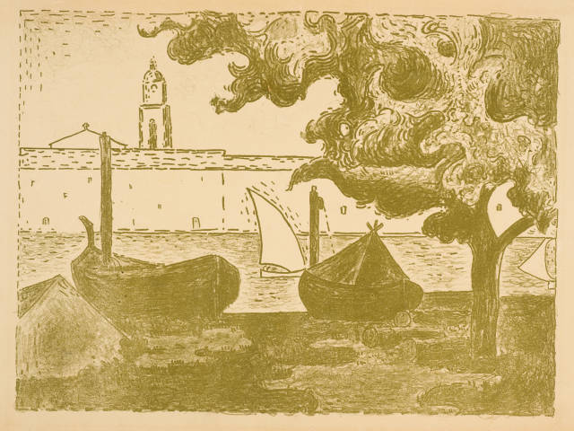 Paul Signac : Saint-Tropez I, 1894