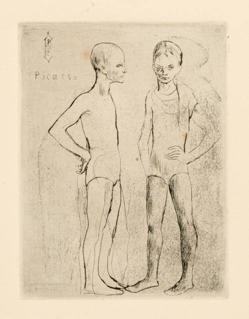 Pablo Picasso : Les deux Saltimbanques, 1905, Circa March Paris