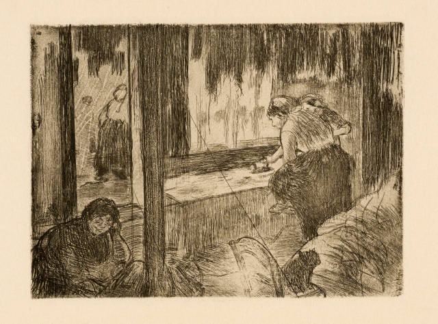 Edgar Degas : Les blanchisseuses - The Laundresses, 1879/1880