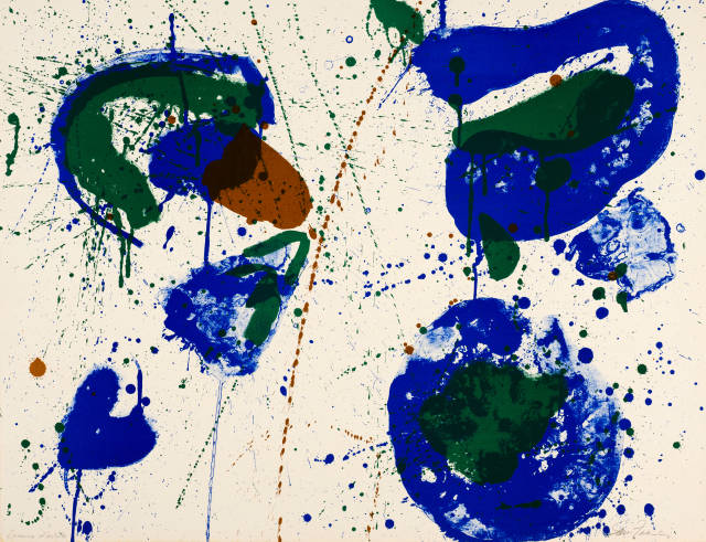 Sam Francis : Hurrah for the Red, White and Blue. Variant ..., 1961
