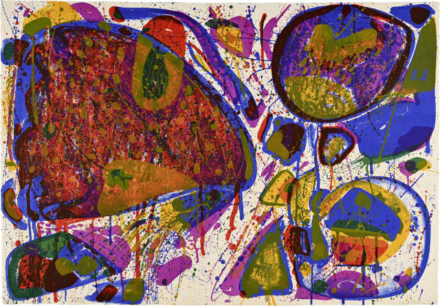 Sam Francis : Bright Jade Ghost, 1963