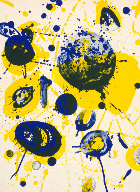 Sam Francis  : You the Yellow , 1963 