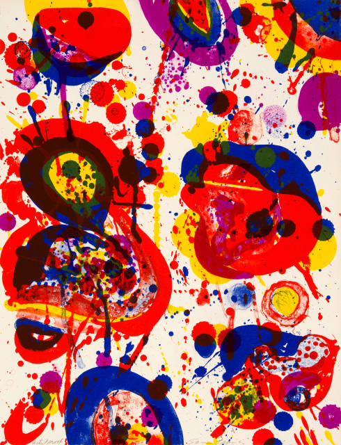 Sam Francis : Out of My Coffin, 1963