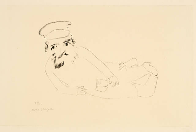 Marc Chagall : L'Homme au livre - Mann mit Buch, 1922/1923