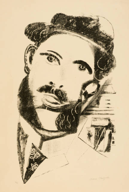 Marc Chagall : L'Homme aux favoris - Der Mann mit ..., 1922/1923