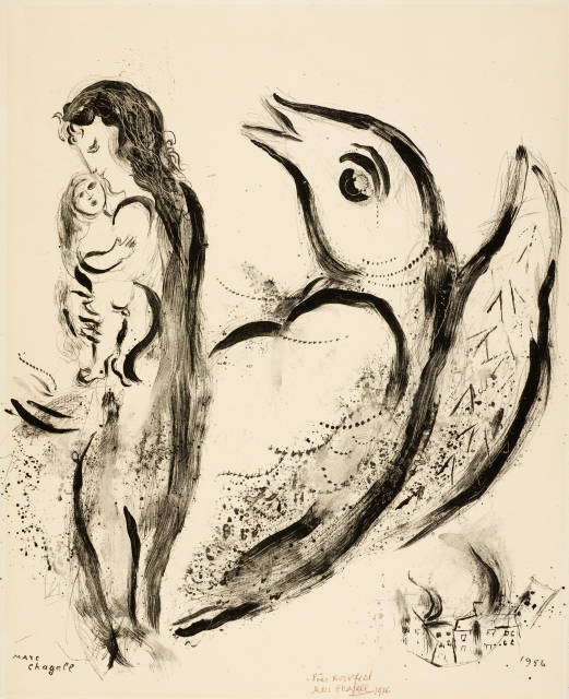 Marc Chagall : Mère et l'enfant, 1956