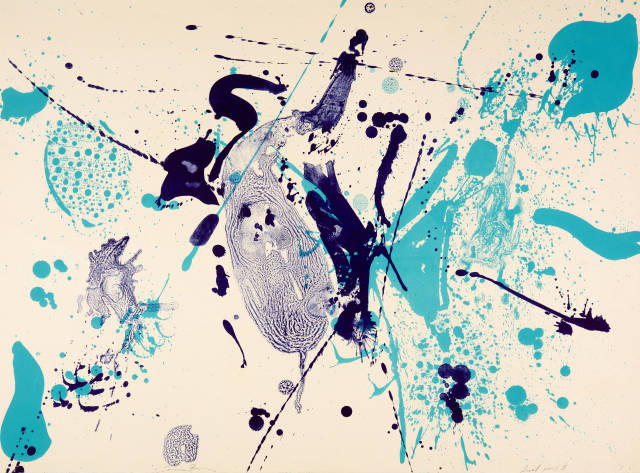 Sam Francis : Blue-Violet, 1963