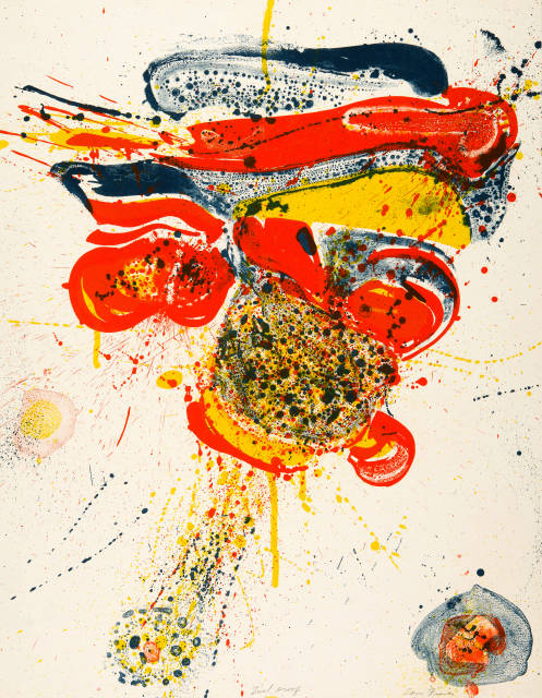 Sam Francis : Flying Love, 1963