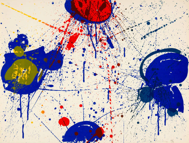 Sam Francis : The Upper Red, 1963