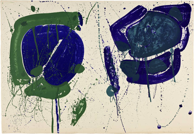 Sam Francis : Blue-Green, 1963