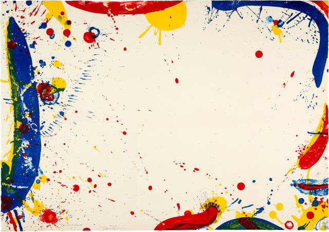 Sam Francis : Long Blue, 1964