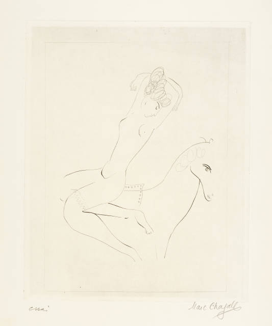 Marc Chagall : L'écuyère - Die Reiterin, 1926/1927